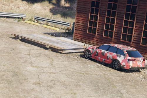 Audi rs6 Camoflage Skin
